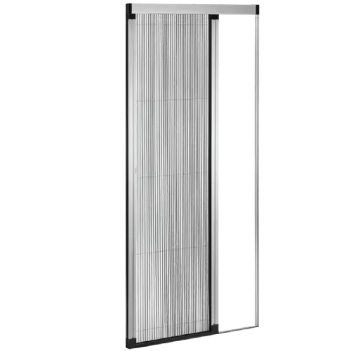 Mosquitera plisada Kit para puertas de paso continuo como terrazas o jardines