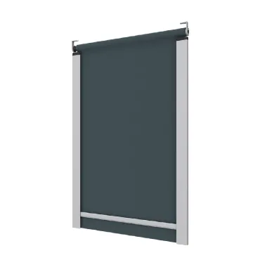 Toldo bajante Blind con lona opaca y guías laterales para mayor privacidad en exteriores