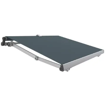 Toldo Monoblock Zeres I con brazos articulados y estructura reforzada para grandes instalaciones