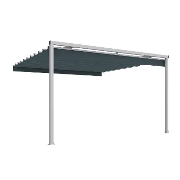Toldo palillero Aneas 80×80 con estructura compacta para terrazas pequeñas y elegantes