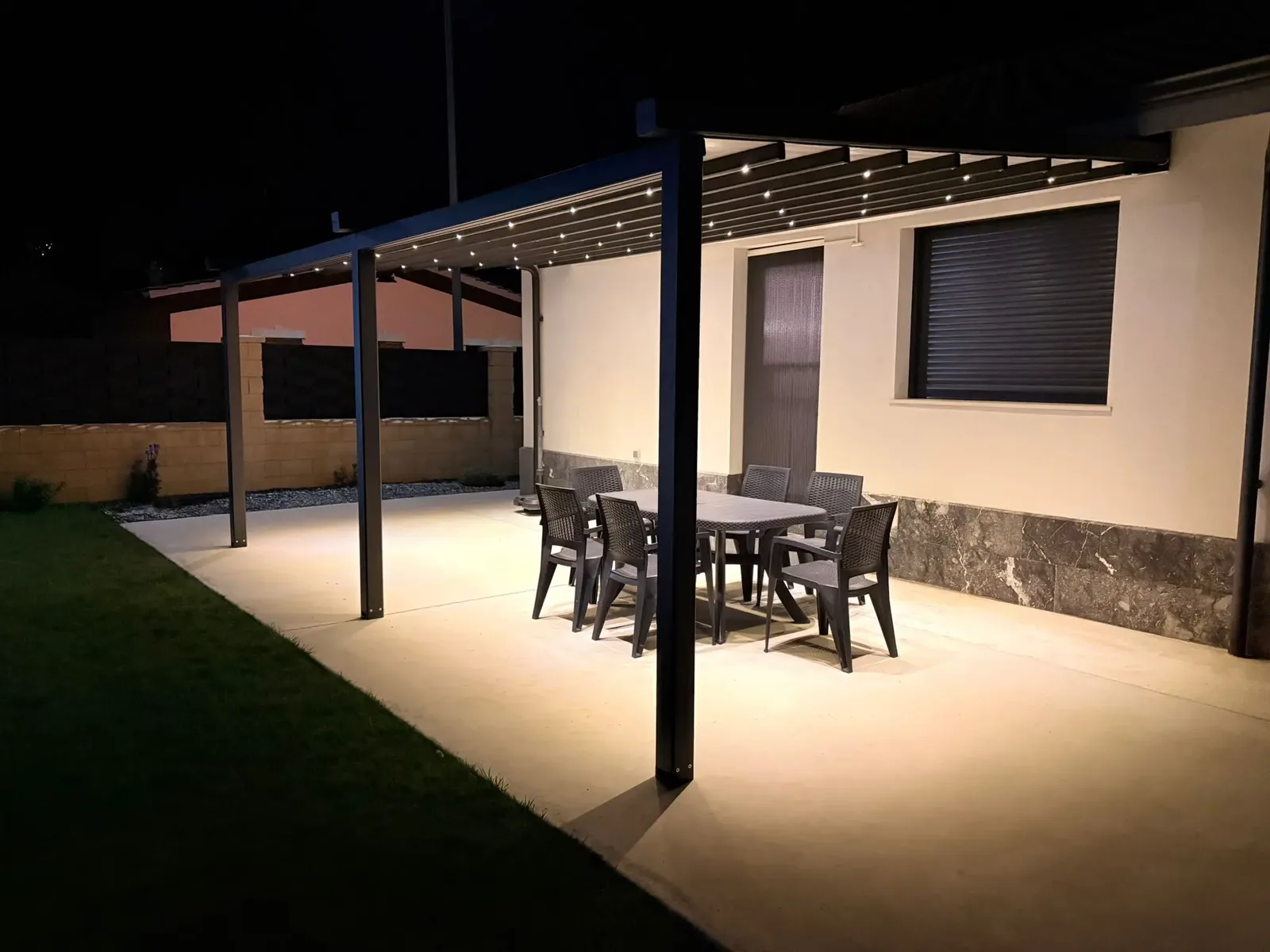 Pérgola tensada Fulvia en Vivienda unifamiliar, Zaragoza — foto 4