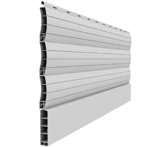 Lama de PVC extrusionado modelo P-50 para persianas con protección solar y eficiencia energética