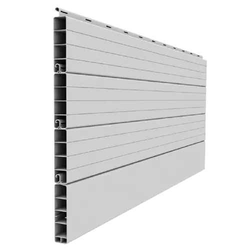 Lama de PVC extrusionado R-50 con opción de ranura para mejorar visibilidad y ventilación